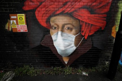 هنر خیابانی با محوریت کرونا 