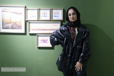 برگزاری نمایشگاه نقاشی به صورت انفرادی توسط هنرمند جوان قائمشهری 
