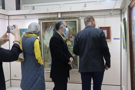 گزارش تصویری از نمایشگاه نگارگران مازندرانی